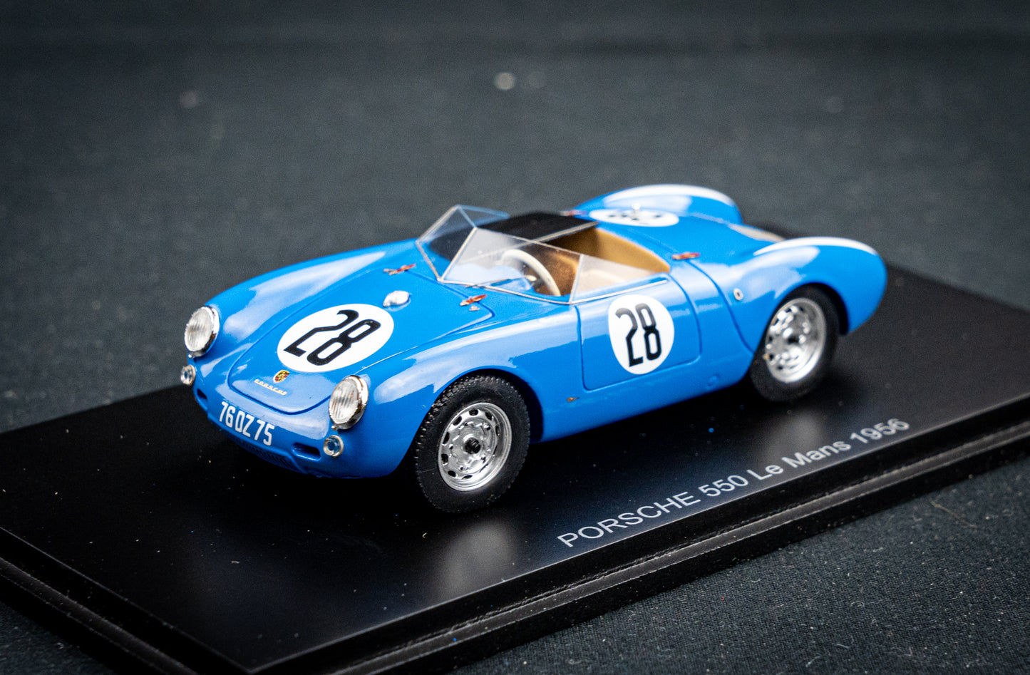 Porsche 550 #28 C.Storez / H.Polenski 24h LeMans 1956 Spark 1:43