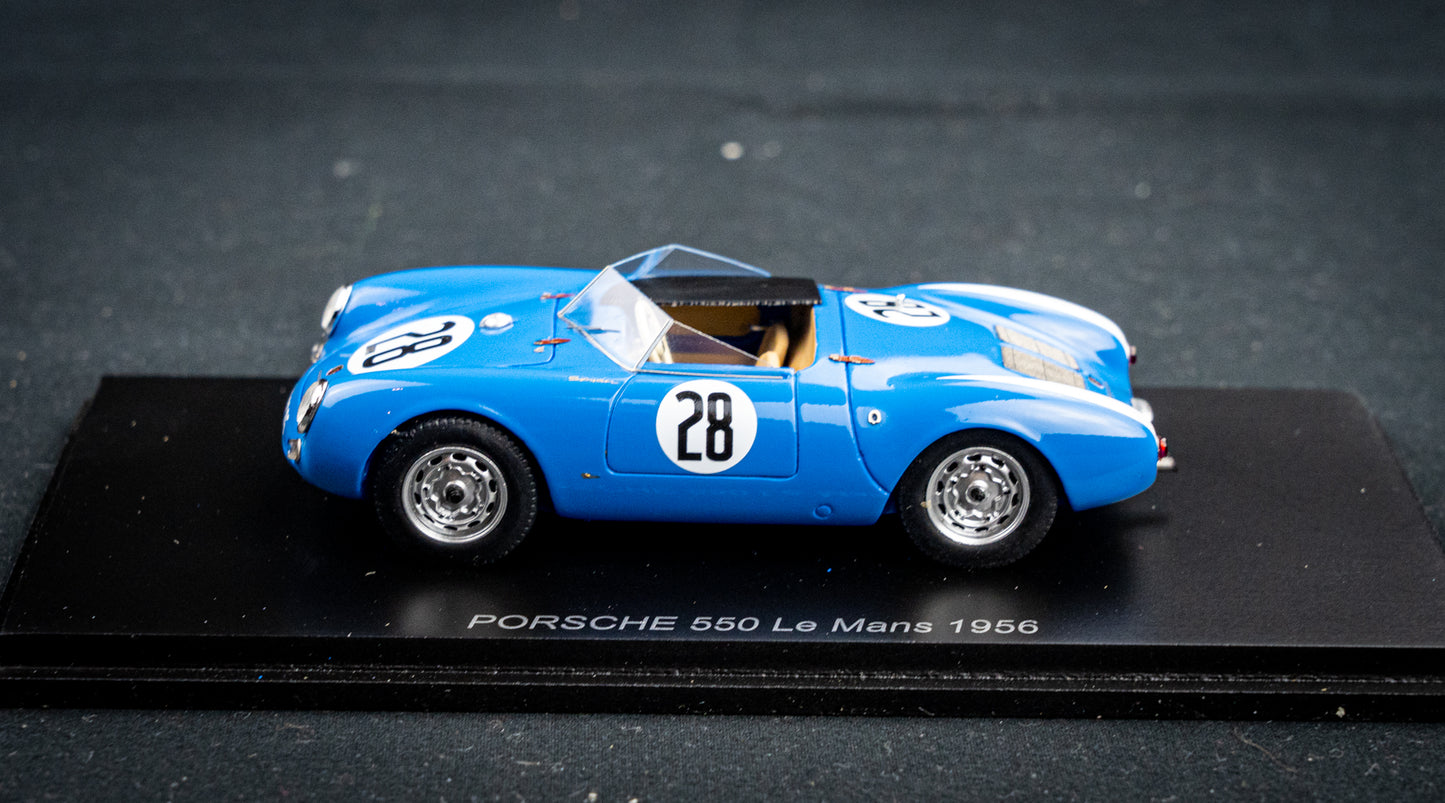 Porsche 550 #28 C.Storez / H.Polenski 24h LeMans 1956 Spark 1:43