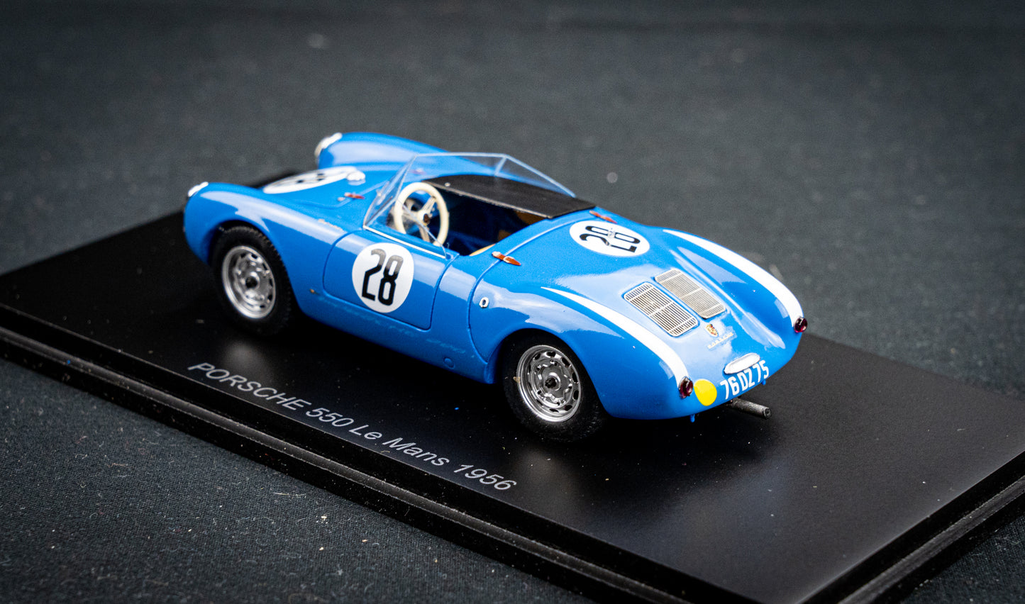 Porsche 550 #28 C.Storez / H.Polenski 24h LeMans 1956 Spark 1:43
