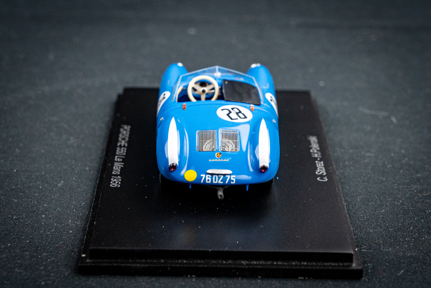 Porsche 550 #28 C.Storez / H.Polenski 24h LeMans 1956 Spark 1:43