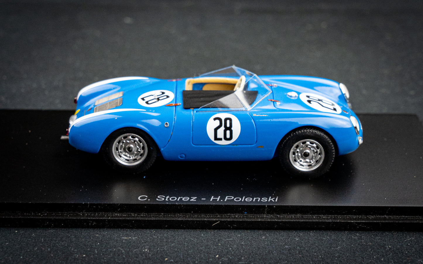 Porsche 550 #28 C.Storez / H.Polenski 24h LeMans 1956 Spark 1:43