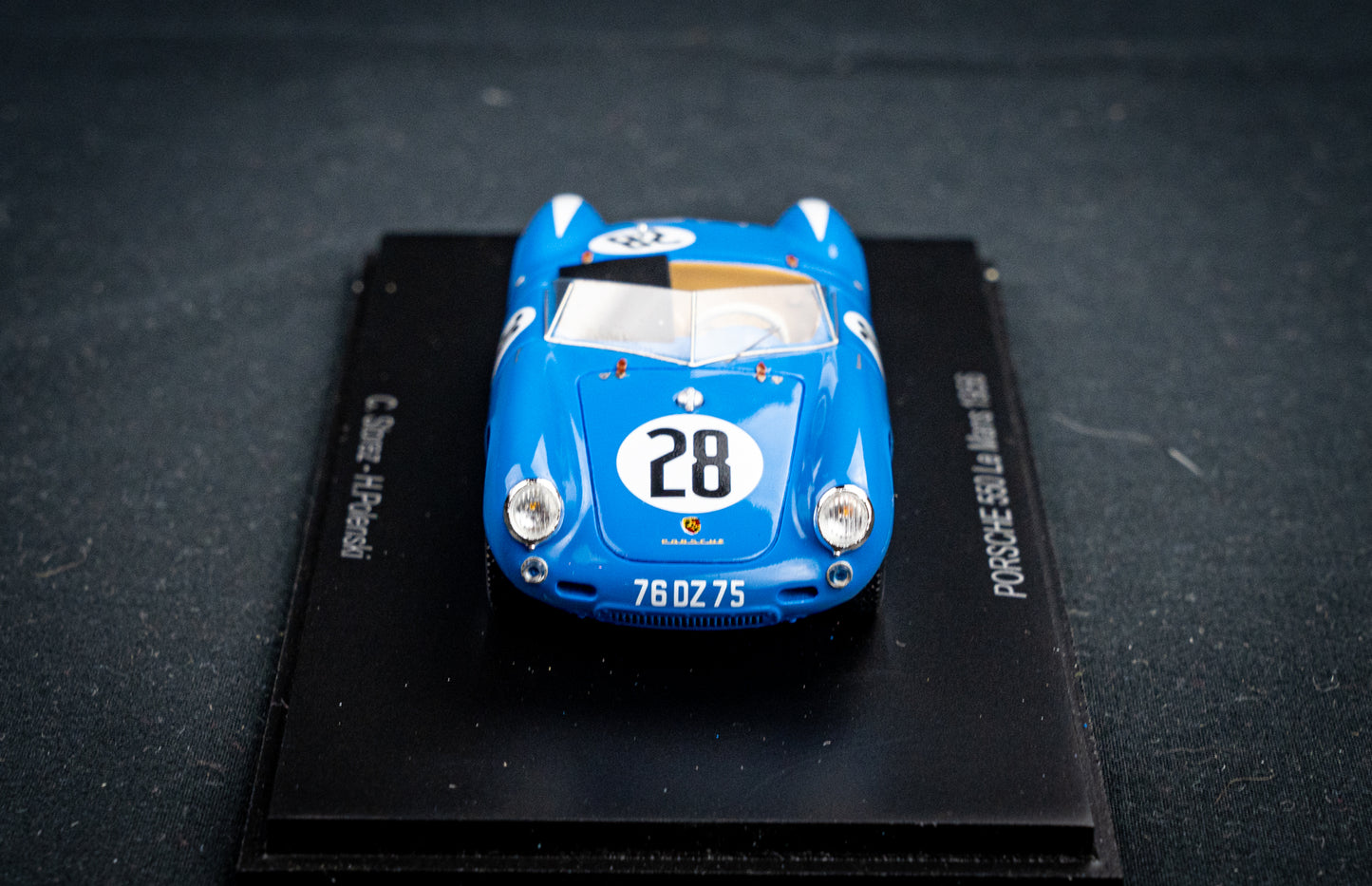 Porsche 550 #28 C.Storez / H.Polenski 24h LeMans 1956 Spark 1:43