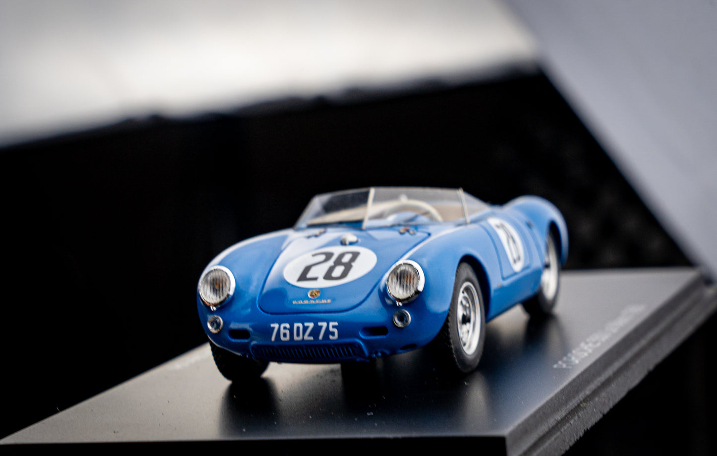 Porsche 550 #28 C.Storez / H.Polenski 24h LeMans 1956 Spark 1:43