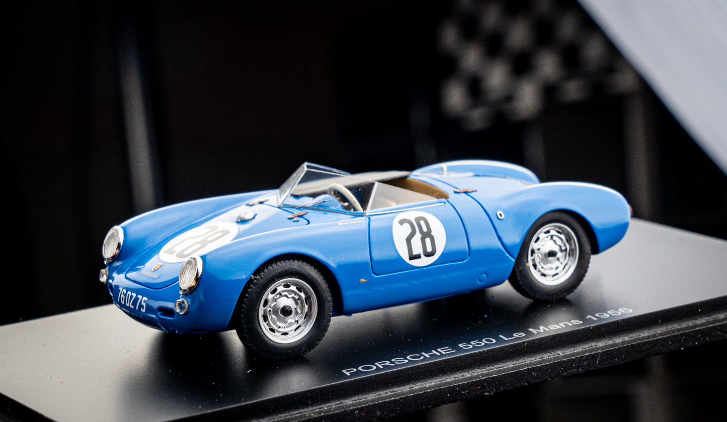 Porsche 550 #28 C.Storez / H.Polenski 24h LeMans 1956 Spark 1:43