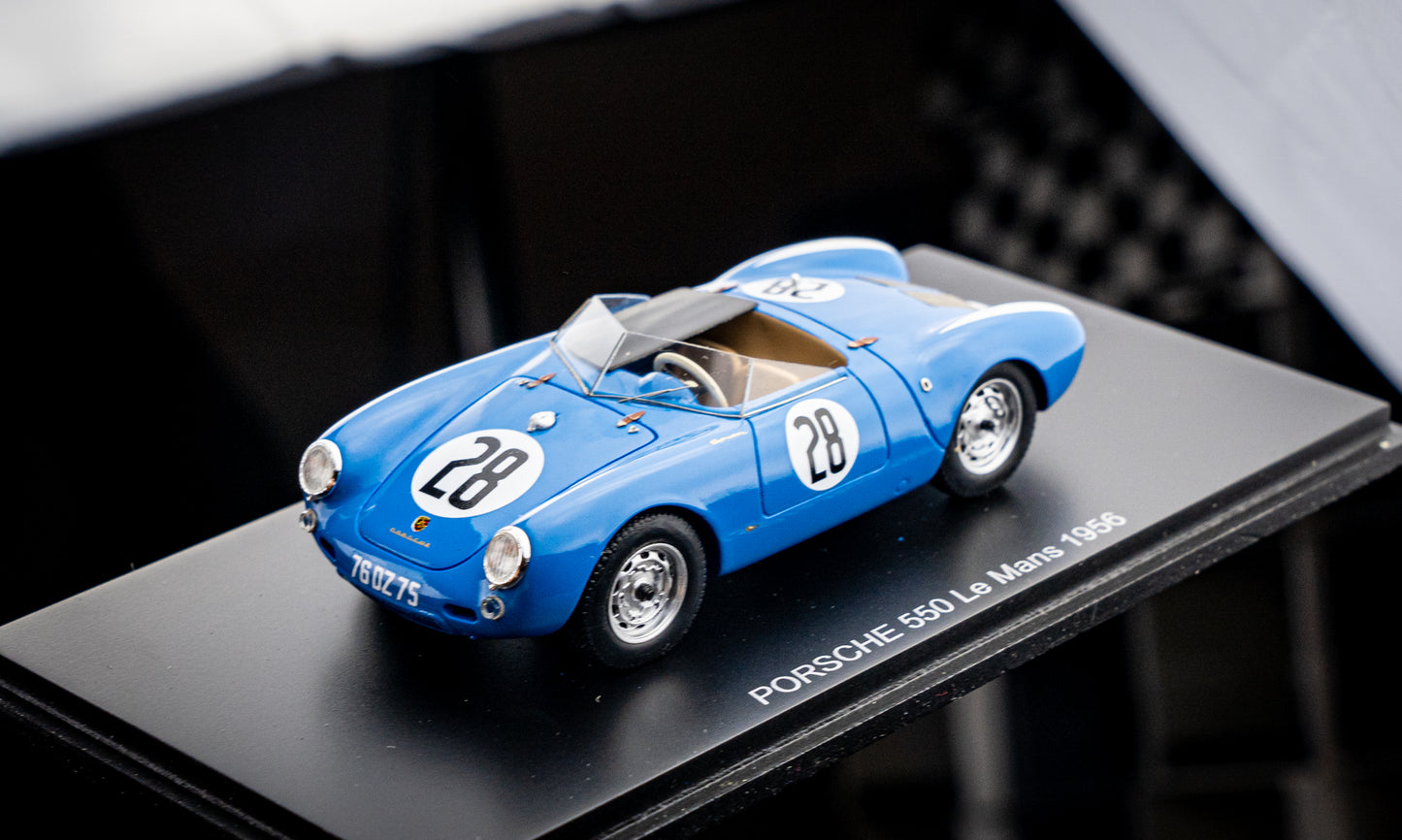 Porsche 550 #28 C.Storez / H.Polenski 24h LeMans 1956 Spark 1:43