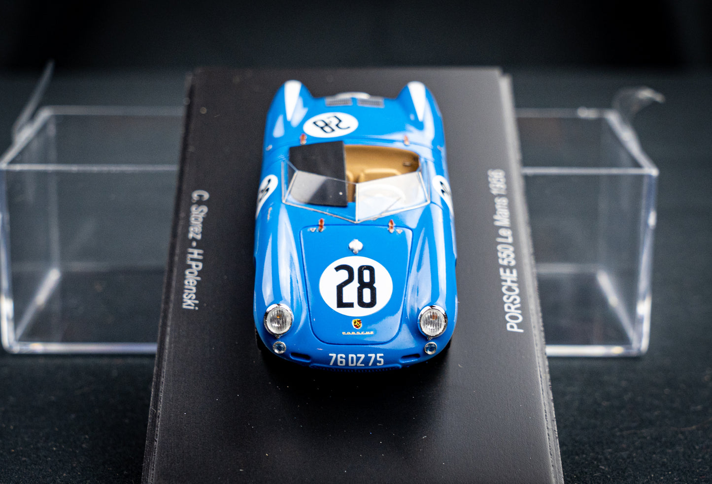 Porsche 550 #28 C.Storez / H.Polenski 24h LeMans 1956 Spark 1:43