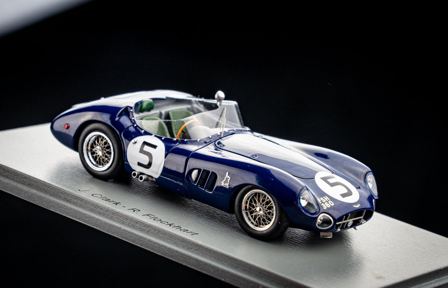 Aston Martin DBR1 #5 J.Clark / R.Flockhart 24h LeMans 1961