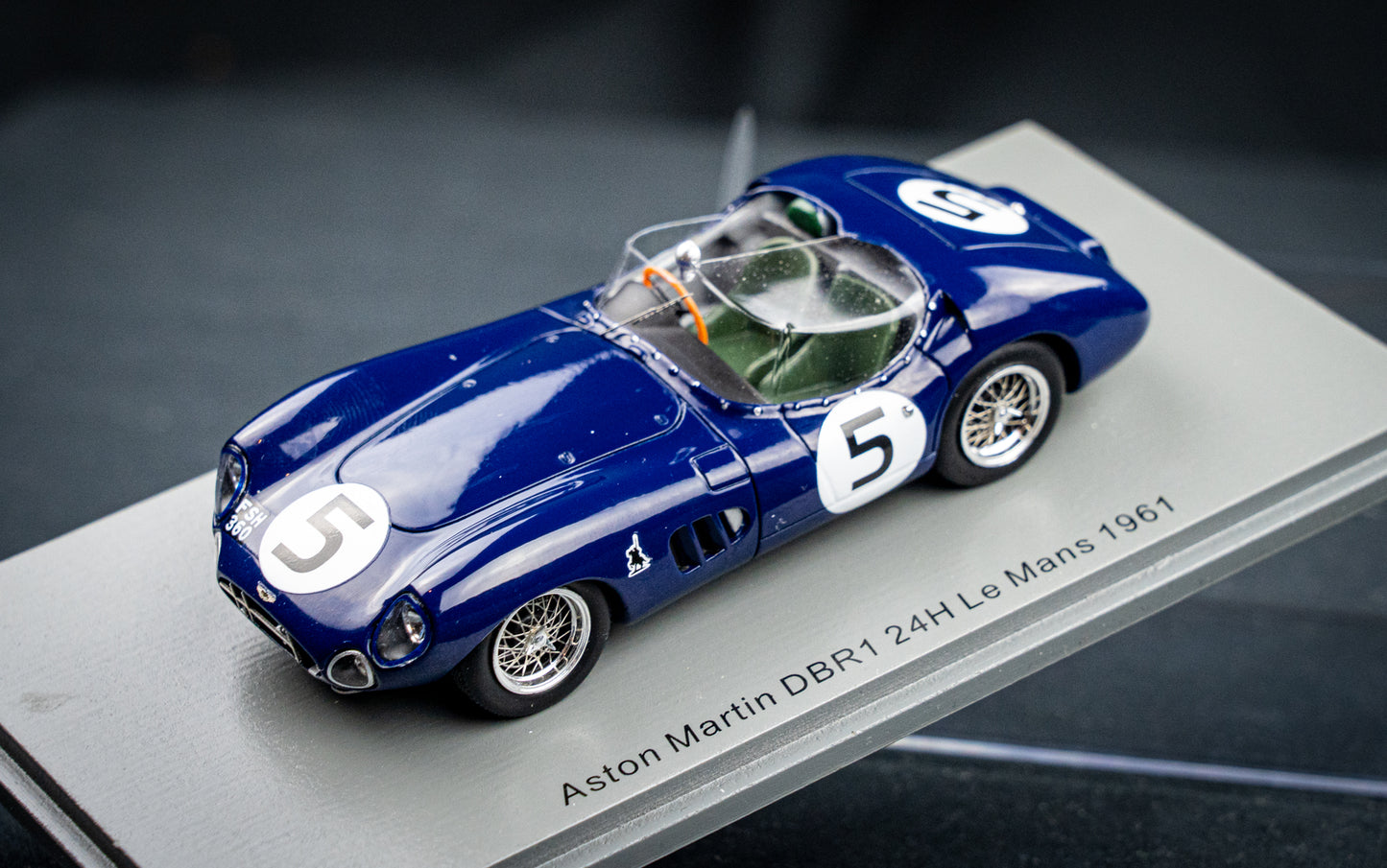 Aston Martin DBR1 #5 J.Clark / R.Flockhart 24h LeMans 1961