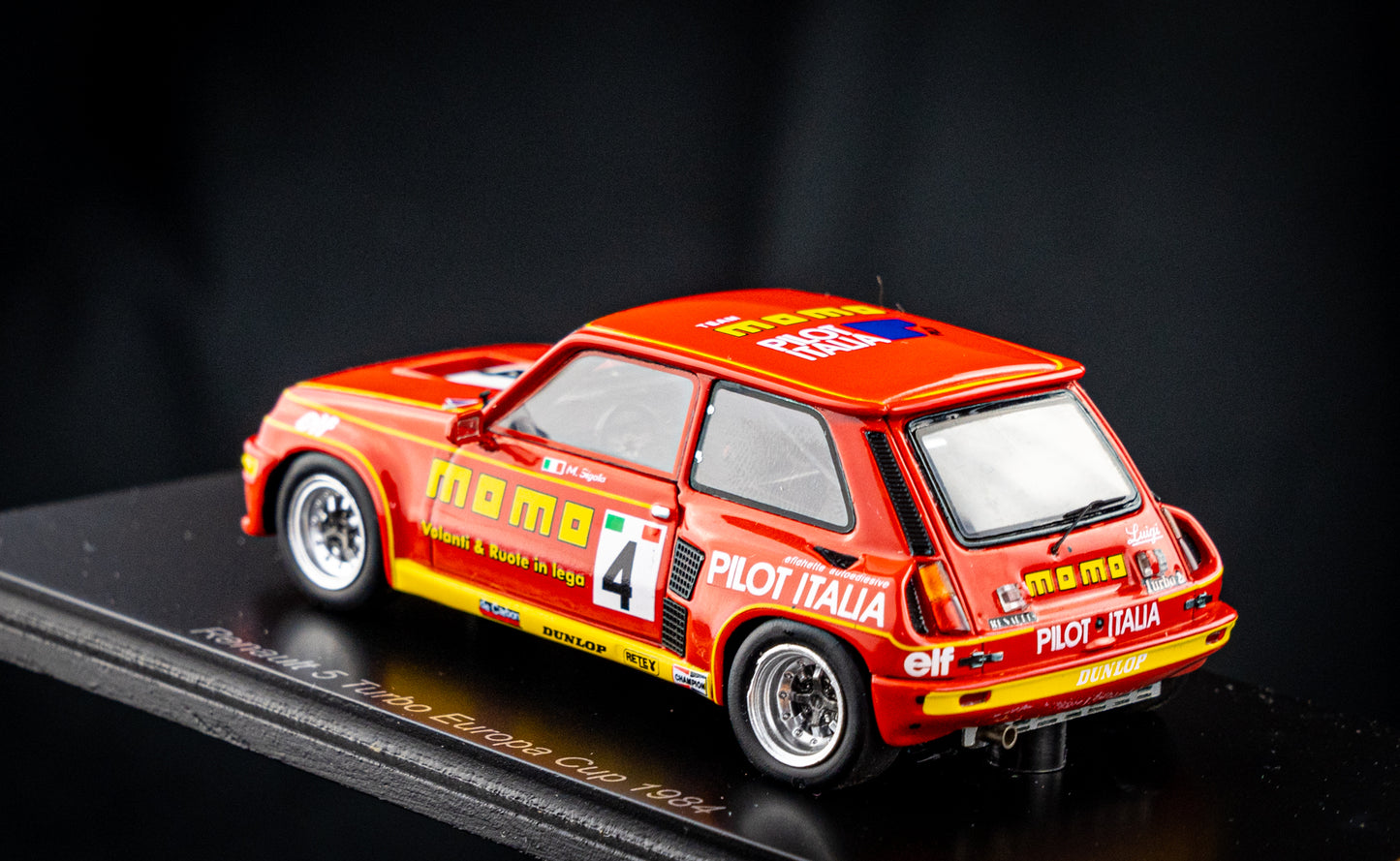Renault 5 Turbo #4 Massimo Sigala - Renault 5 europa Cup 1984 - Spark 1:43