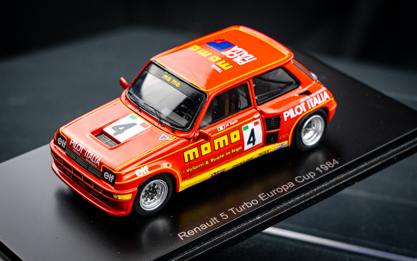 Renault 5 Turbo #4 Massimo Sigala - Renault 5 europa Cup 1984 - Spark 1:43