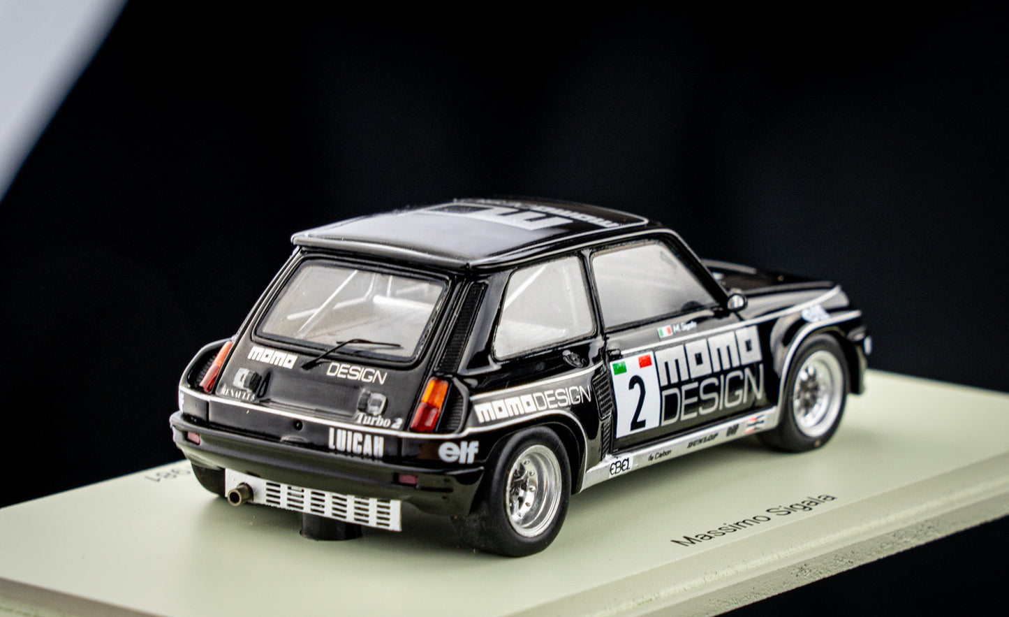 Renault 5 Turbo #2 Massimo Sigala - Renault 5 Turbo Europa Cup 1981 - Spark 1:43