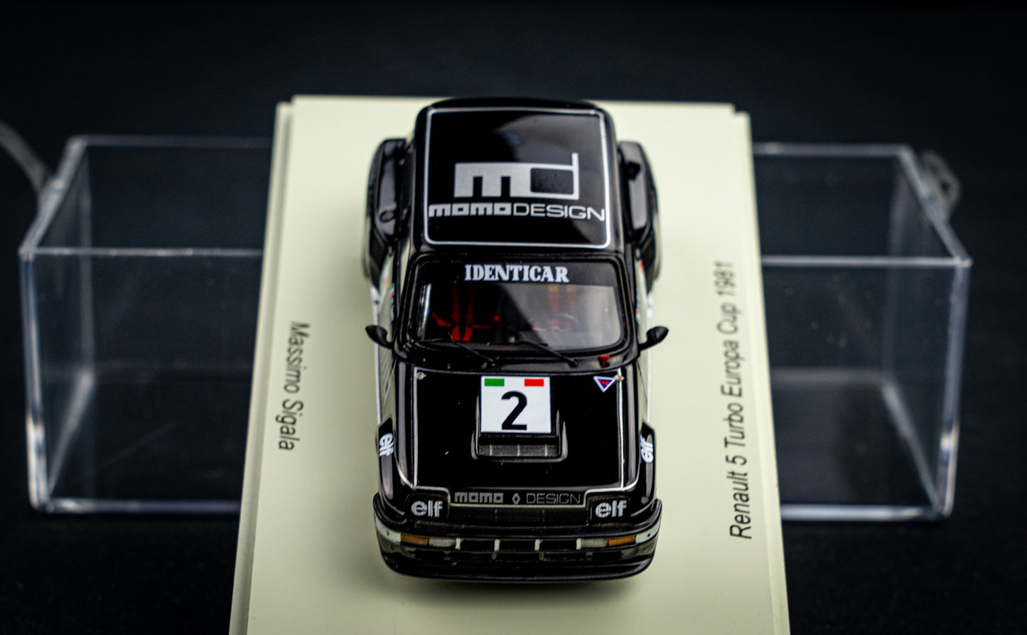 Renault 5 Turbo #2 Massimo Sigala - Renault 5 Turbo Europa Cup 1981 - Spark 1:43