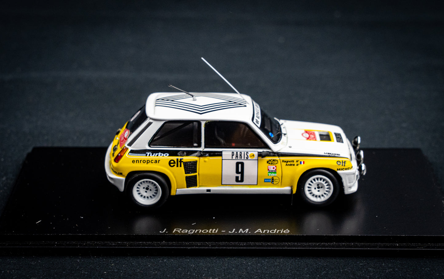 Renault 5 Turbo #9 J. Ragnotti / J.M. Andrie 7th Rallye Monte Carlo 1983 - Spark 1:43
