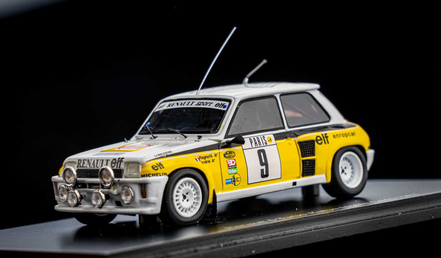 Renault 5 Turbo #9 J. Ragnotti / J.M. Andrie 7th Rallye Monte Carlo 1983 - Spark 1:43