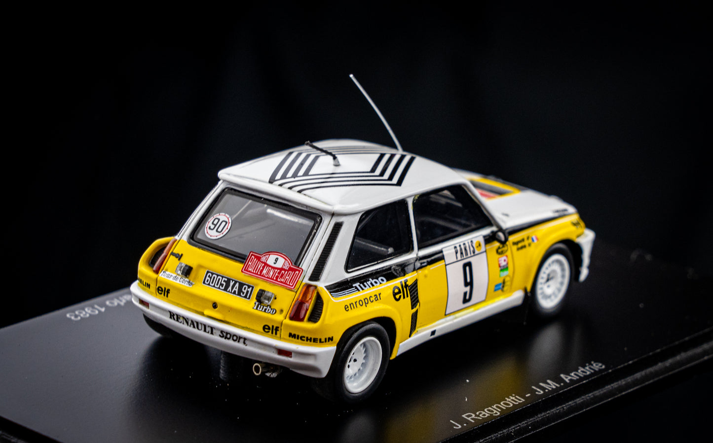 Renault 5 Turbo #9 J. Ragnotti / J.M. Andrie 7th Rallye Monte Carlo 1983 - Spark 1:43