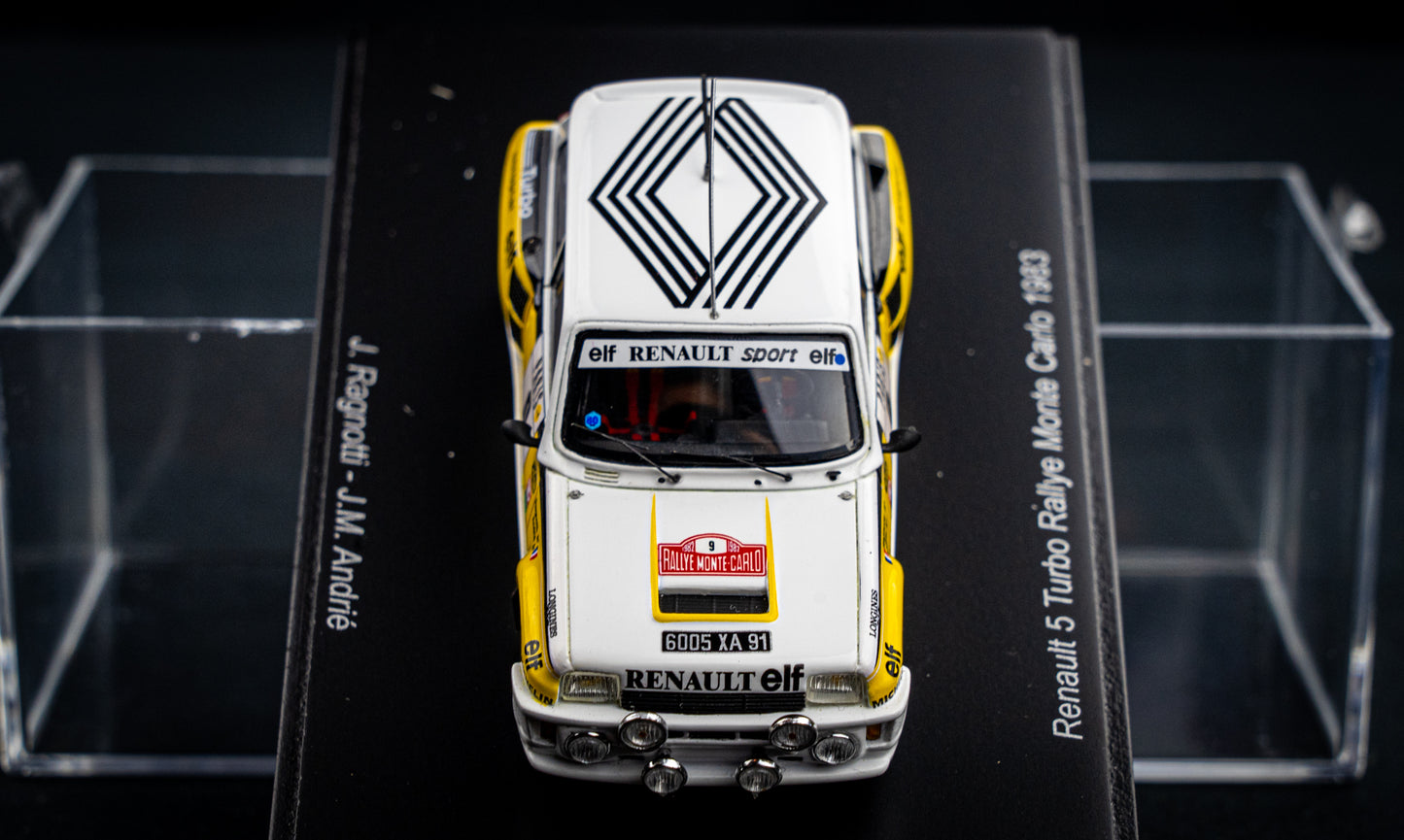 Renault 5 Turbo #9 J. Ragnotti / J.M. Andrie 7th Rallye Monte Carlo 1983 - Spark 1:43