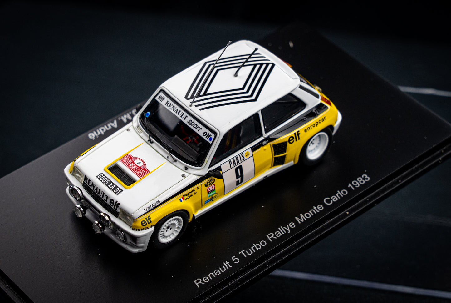 Renault 5 Turbo #9 J. Ragnotti / J.M. Andrie 7th Rallye Monte Carlo 1983 - Spark 1:43