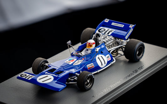 Tyrell 003 #11 Jackie Stewart, Winner GP Monte Carlo 1971 - Spark 1:43