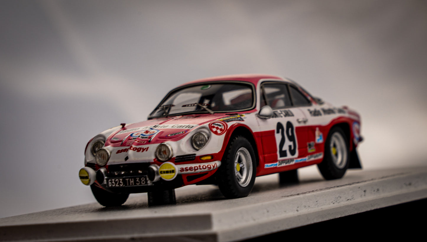 Renault Alpine A110 #29 P.A. Moss-Carlsson / E. Crellin - Rallye Monte Carlo 1973 - Spark 1:43