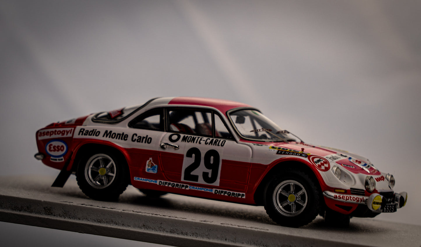 Renault Alpine A110 #29 P.A. Moss-Carlsson / E. Crellin - Rallye Monte Carlo 1973 - Spark 1:43