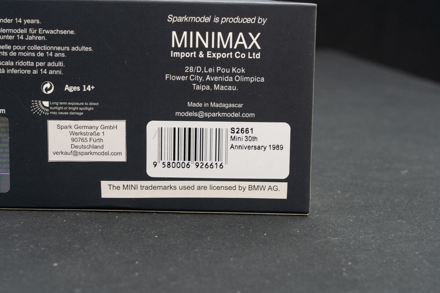 Mini 30th Anniversary 1989 schwarz