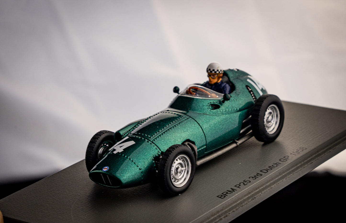BRM P25 #14 Jean Behra - 3rd GP Holland 1958 - Spark 1:43