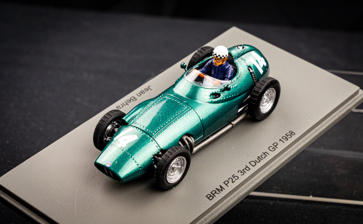 BRM P25 #14 Jean Behra - 3rd GP Holland 1958 - Spark 1:43