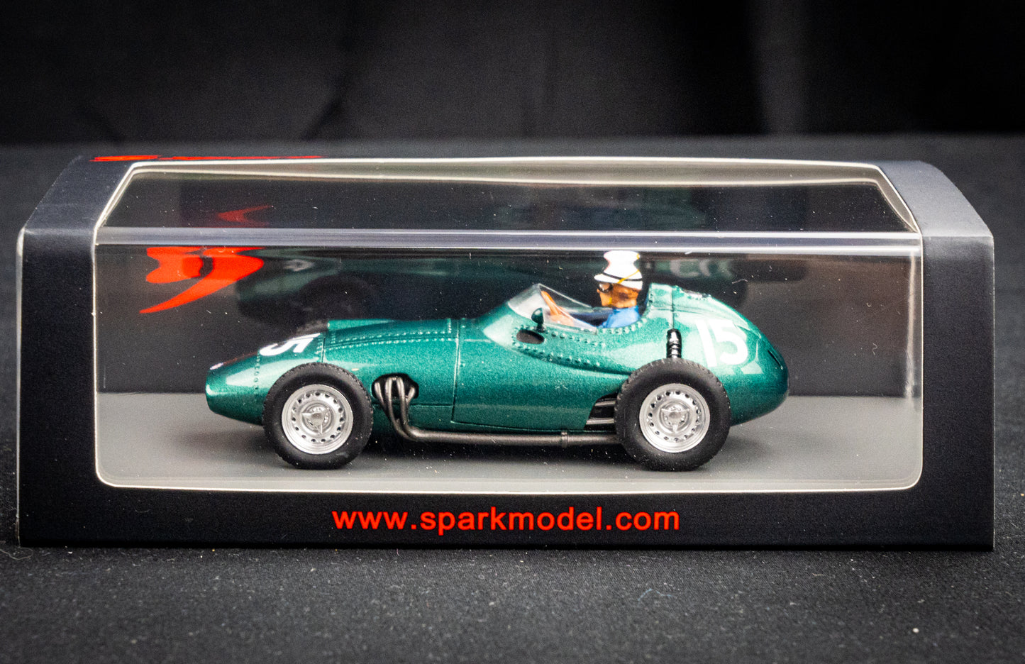 BRM P25 #15 Harry Schell - 2nd Grand Prix Holland 1958 - Spark 1:43