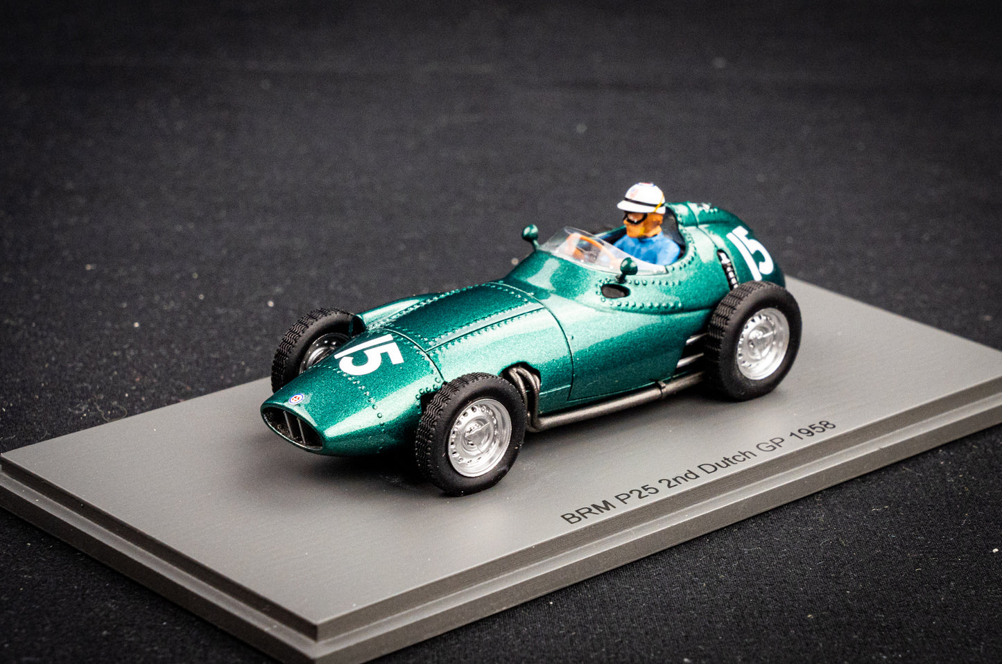 BRM P25 #15 Harry Schell - 2nd Grand Prix Holland 1958 - Spark 1:43