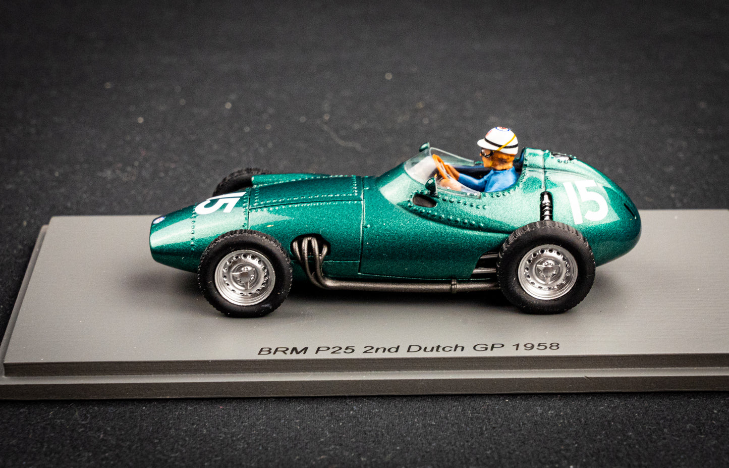 BRM P25 #15 Harry Schell - 2nd Grand Prix Holland 1958 - Spark 1:43