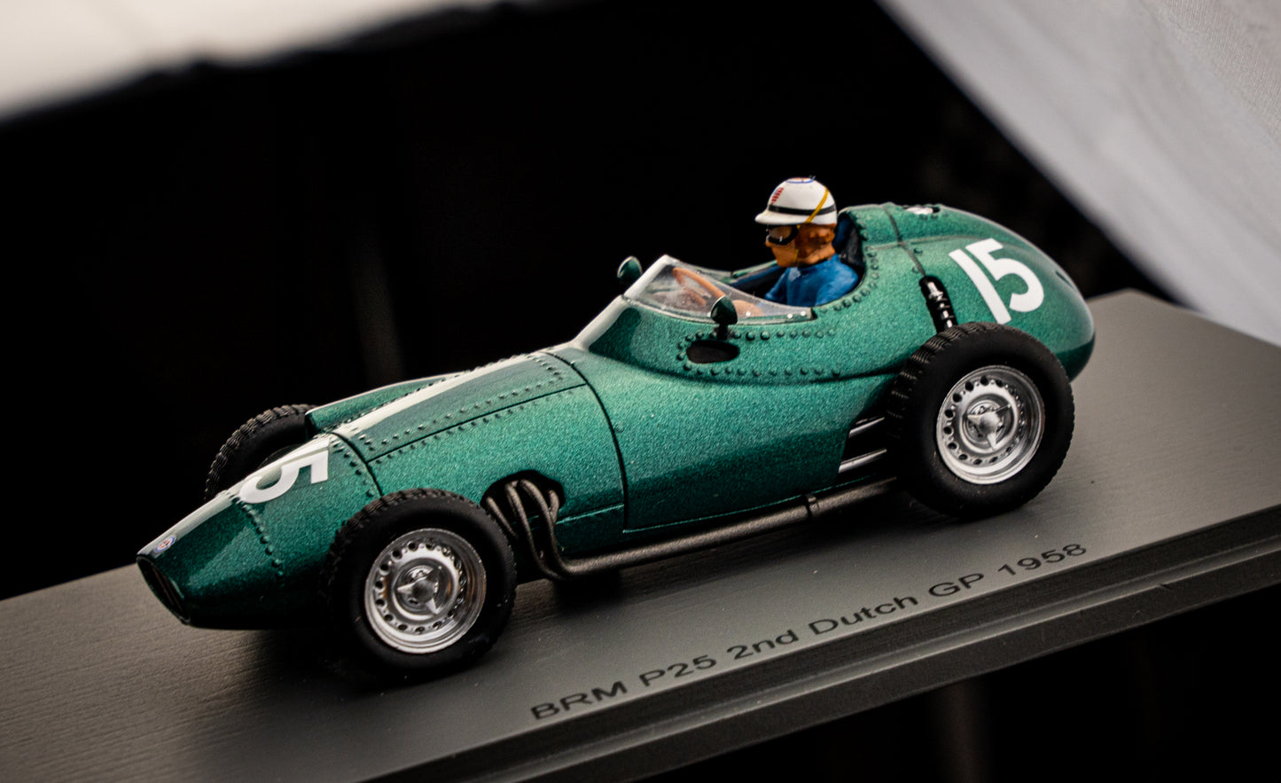 BRM P25 #15 Harry Schell - 2nd Grand Prix Holland 1958 - Spark 1:43