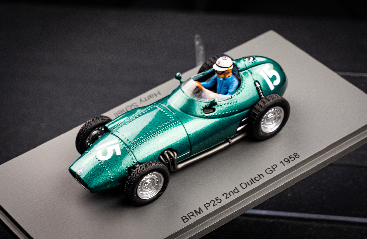 BRM P25 #15 Harry Schell - 2nd Grand Prix Holland 1958 - Spark 1:43