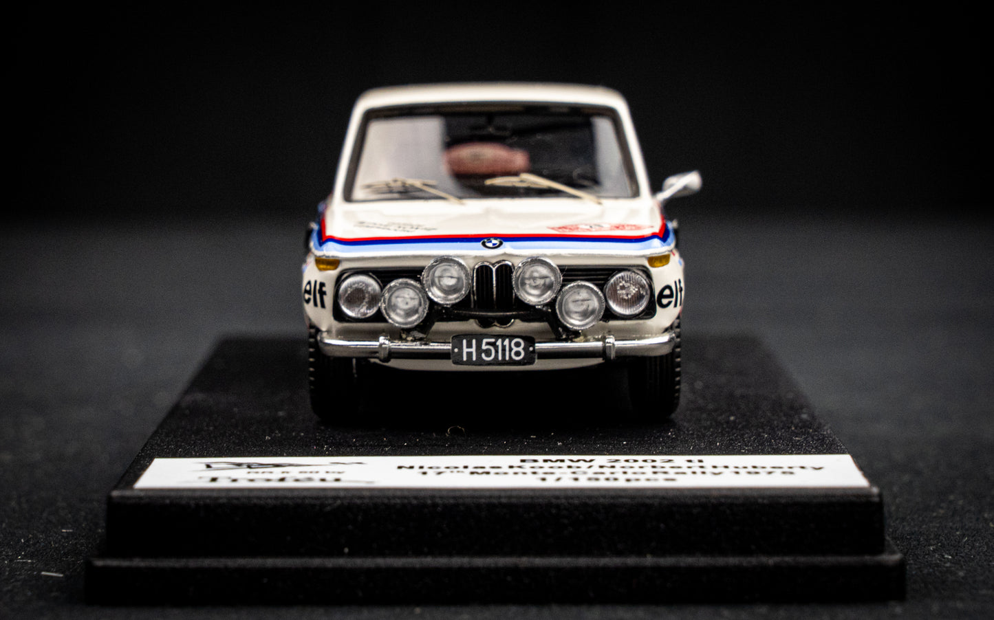 BMW 2002 tii lim. 150 pcs. #29 N. Koob / N. Huberty - 17th Rallye Monte Carlo 1975 - Trofeu 1:43