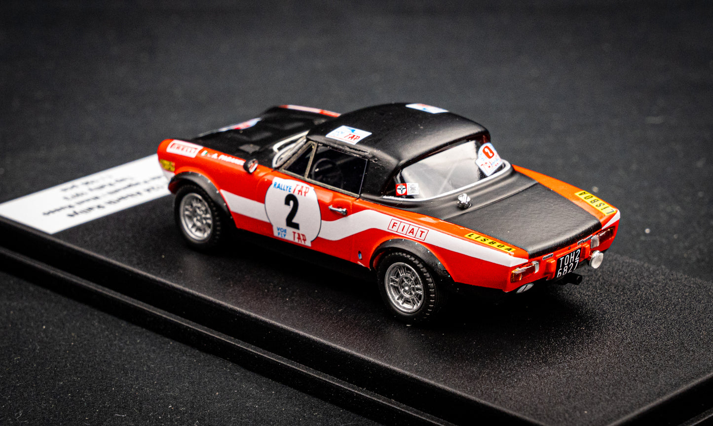 FIAT 124 Abarth Rallye lim. 150 pcs. #2 A.Paganelli / N.Russo - Rallye Portugal 1973 - Trofeu 1:43