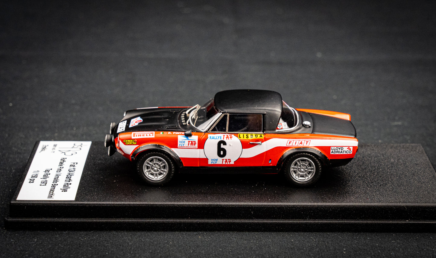 FIAT 124 Abarth Rallye lim. 150 pcs. #6 R. Pinto / A. Bernacchini - Rallye Portugal 1973 - Trofeu 1:43