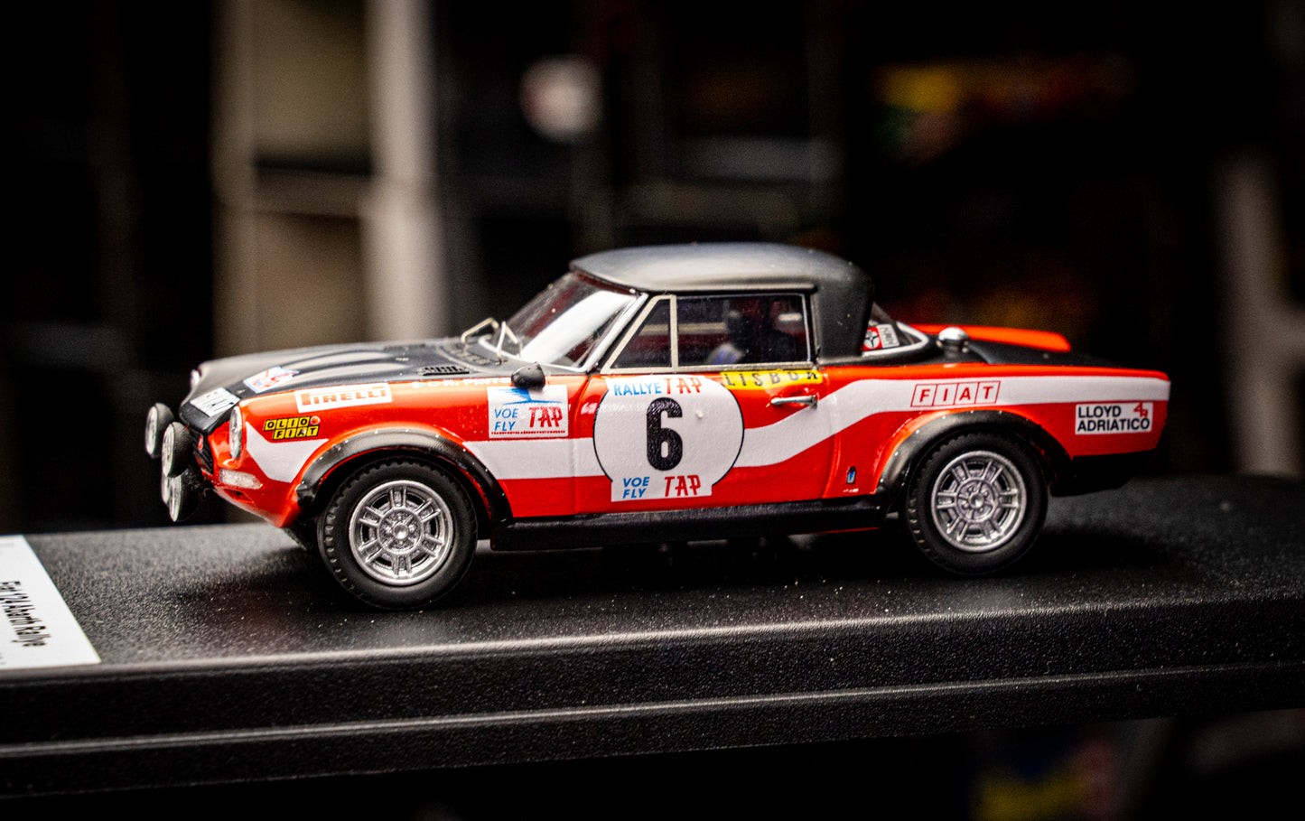 FIAT 124 Abarth Rallye lim. 150 pcs. #6 R. Pinto / A. Bernacchini - Rallye Portugal 1973 - Trofeu 1:43