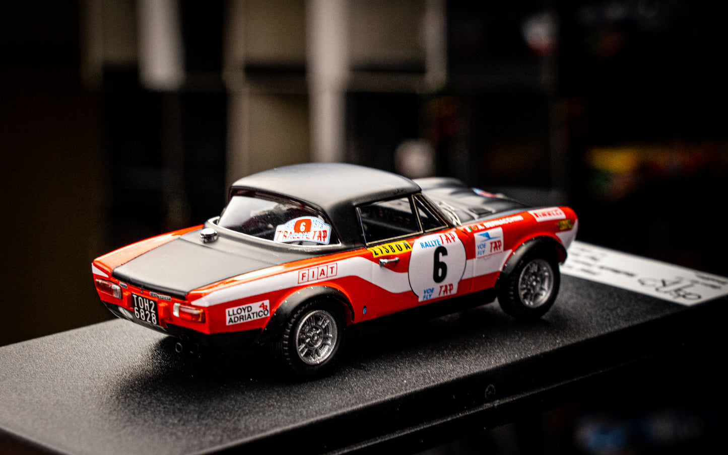 FIAT 124 Abarth Rallye lim. 150 pcs. #6 R. Pinto / A. Bernacchini - Rallye Portugal 1973 - Trofeu 1:43