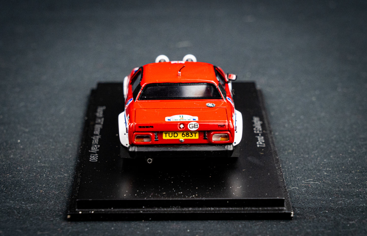 Triumph TR7 #11 T. Pond / F. Gallagher - Winner Ypern Rallye 1980 - Spark 1:43