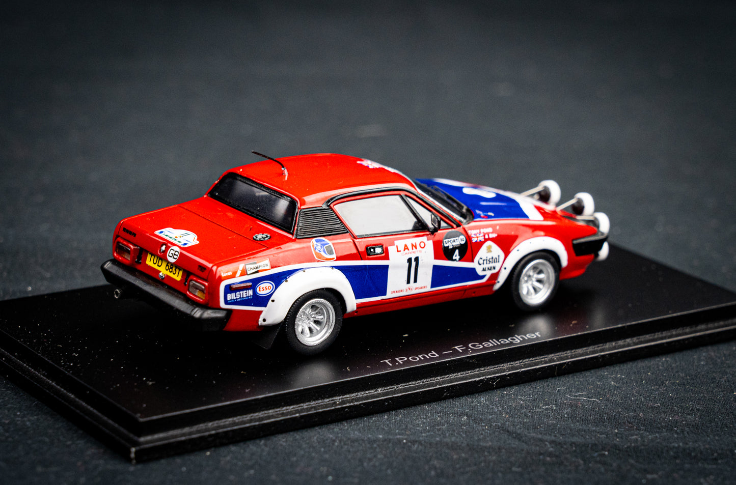 Triumph TR7 #11 T. Pond / F. Gallagher - Winner Ypern Rallye 1980 - Spark 1:43