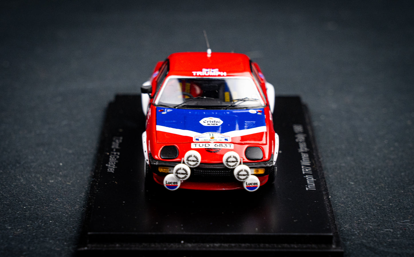 Triumph TR7 #11 T. Pond / F. Gallagher - Winner Ypern Rallye 1980 - Spark 1:43