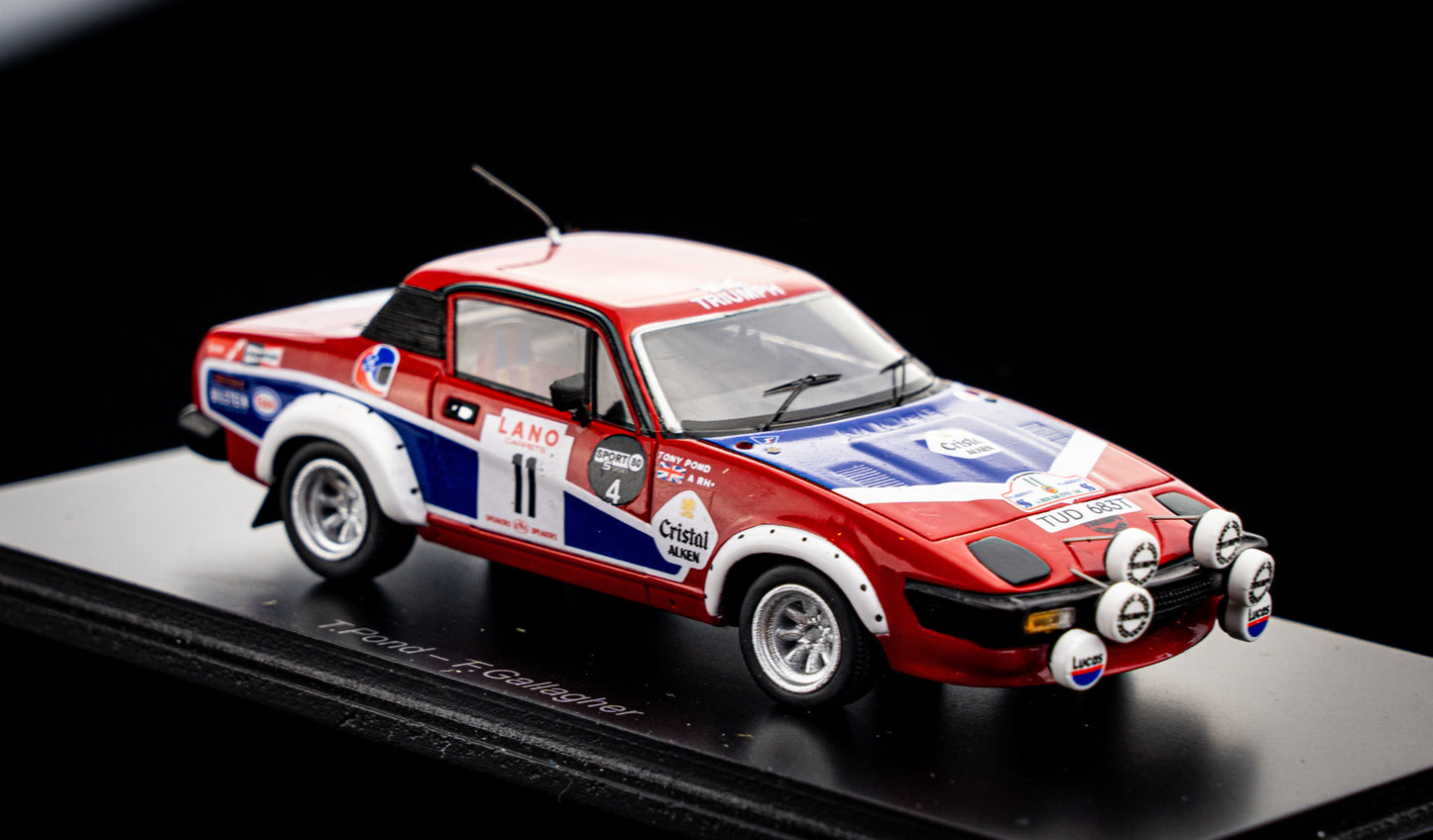 Triumph TR7 #11 T. Pond / F. Gallagher - Winner Ypern Rallye 1980 - Spark 1:43