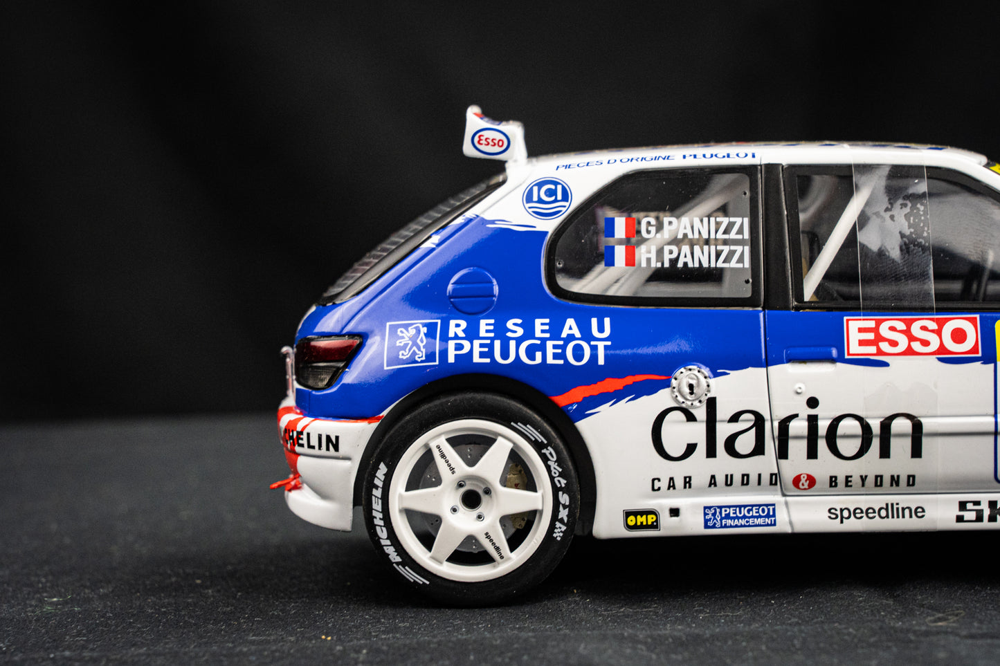 Peugeot 306 Maxi #16 G. Panizzi / H. Panizzi - Rallye Monte Carlo 1998 - Solido 1:18
