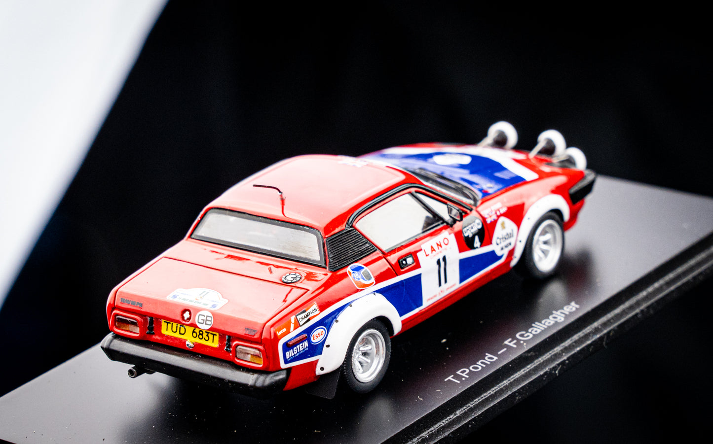 Triumph TR7 #11 T. Pond / F. Gallagher - Winner Ypern Rallye 1980 - Spark 1:43
