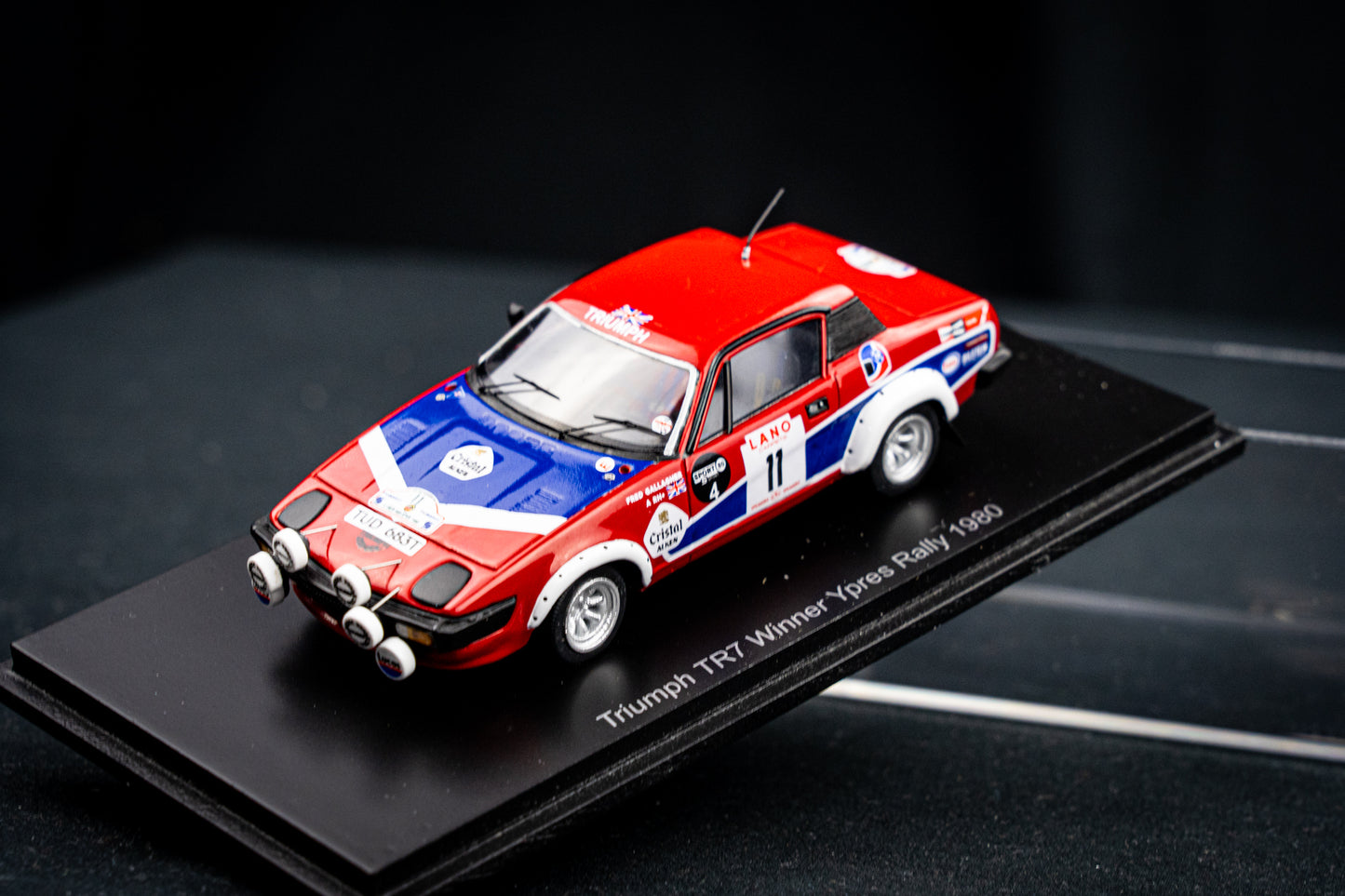 Triumph TR7 #11 T. Pond / F. Gallagher - Winner Ypern Rallye 1980 - Spark 1:43