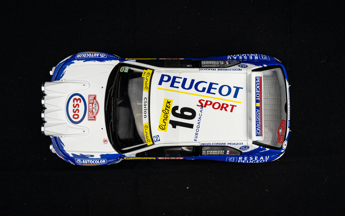 Peugeot 306 Maxi #16 G. Panizzi / H. Panizzi - Rallye Monte Carlo 1998 - Solido 1:18