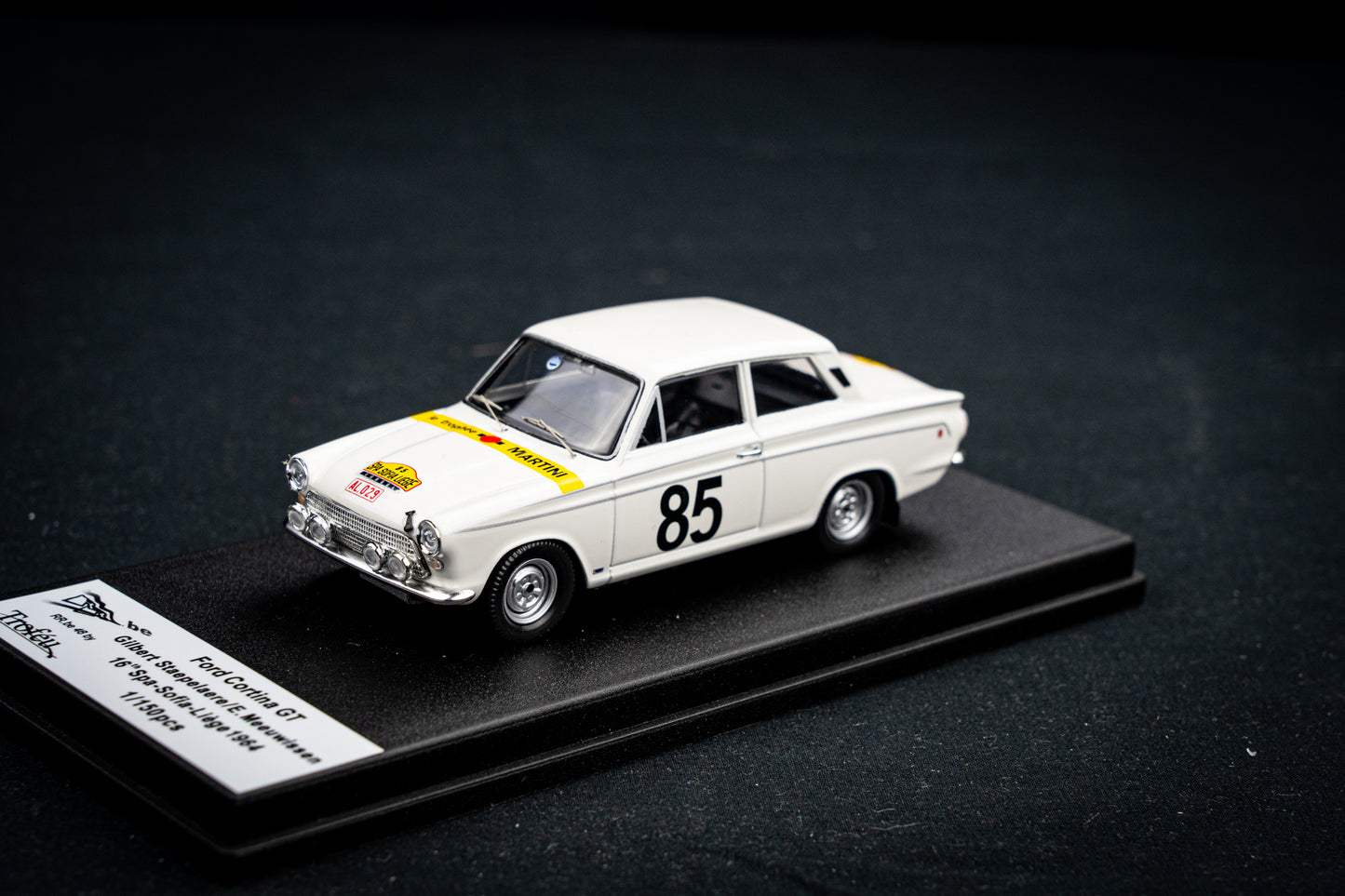 Ford Cortina GT lim. 150 pcs. #85 G. Staepelaere / E. Meuwissen - Spa - Sofia -Liege 64 - Trofeu 1:43