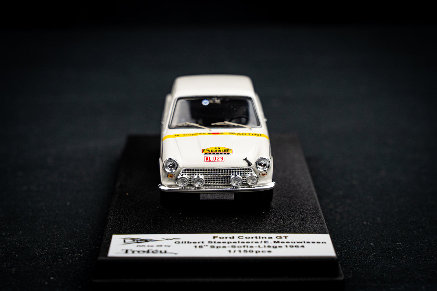 Ford Cortina GT lim. 150 pcs. #85 G. Staepelaere / E. Meuwissen - Spa - Sofia -Liege 64 - Trofeu 1:43