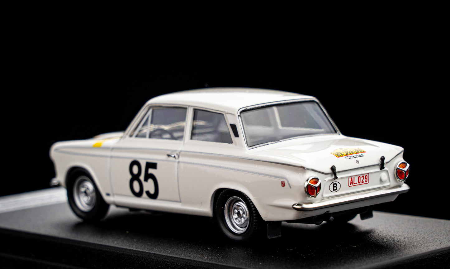 Ford Cortina GT lim. 150 pcs. #85 G. Staepelaere / E. Meuwissen - Spa - Sofia -Liege 64 - Trofeu 1:43