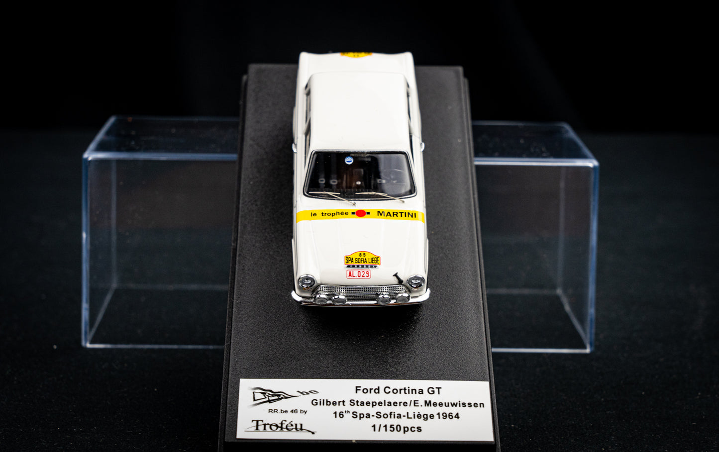 Ford Cortina GT lim. 150 pcs. #85 G. Staepelaere / E. Meuwissen - Spa - Sofia -Liege 64 - Trofeu 1:43