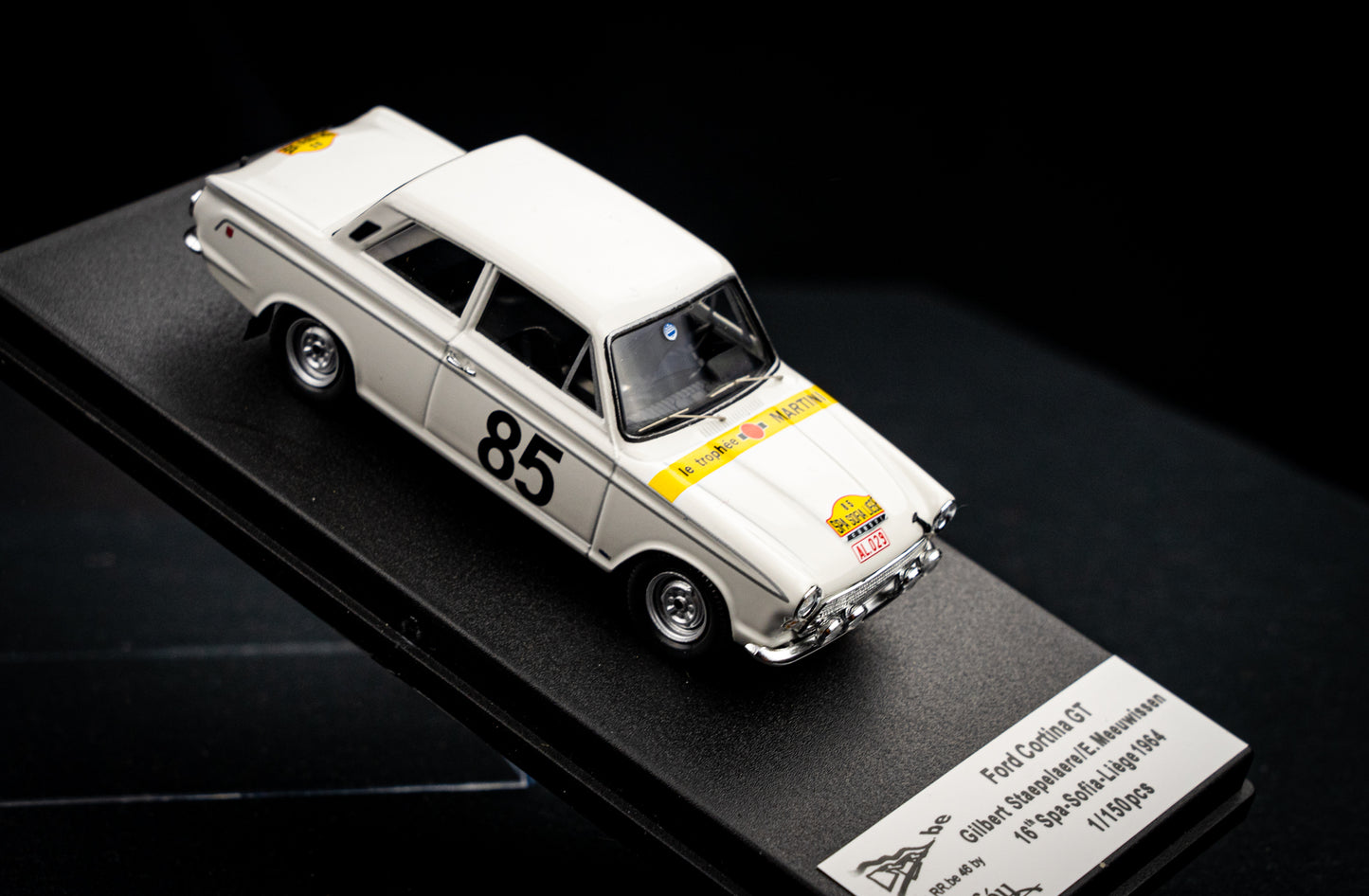 Ford Cortina GT lim. 150 pcs. #85 G. Staepelaere / E. Meuwissen - Spa - Sofia -Liege 64 - Trofeu 1:43
